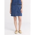 thumbnail image 1 of Free Assembly Women's Asymmetrical Mini Skirt, Sizes 0-18, 1 of 5