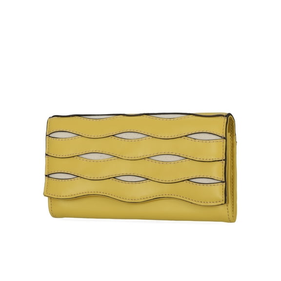 Free Assembly Women's Avery Flap Wallet, Sunset and Cream