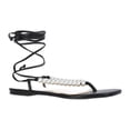 thumbnail image 1 of Free Assembly Women's Beaded Wrap Sandals, 1 of 7