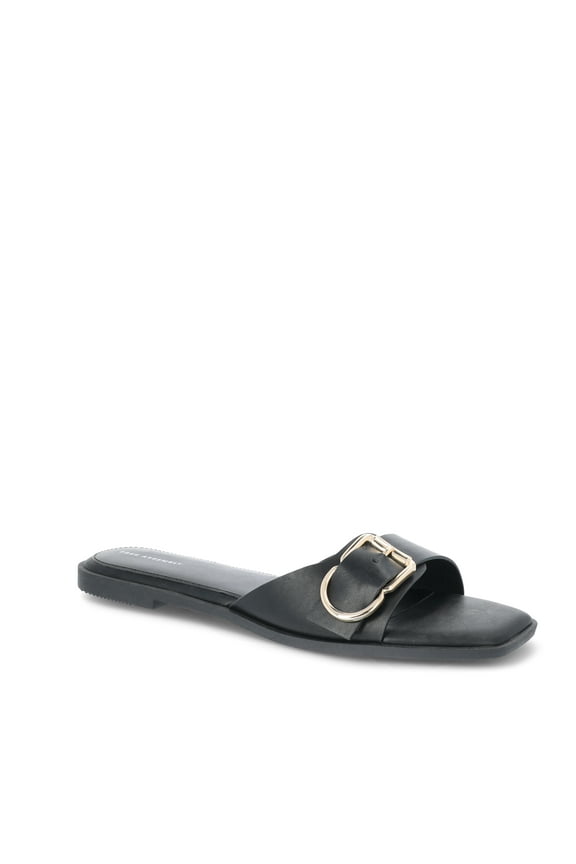 Women's Buckle Slide Sandals, Sizes 6-11