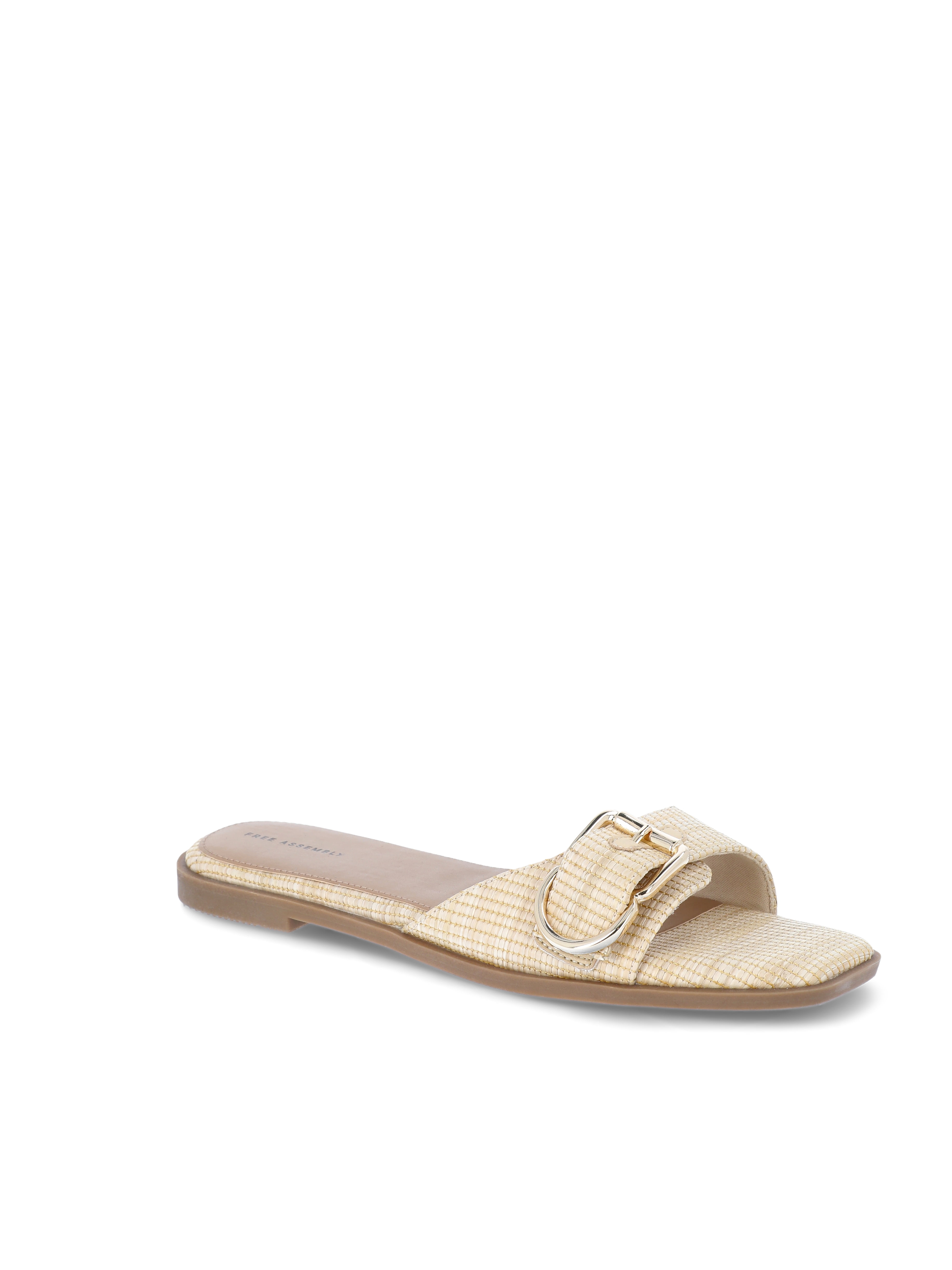 Women's Buckle Slide Sandals, Sizes 6-11