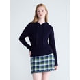 thumbnail image 1 of Free Assembly Women's and Women's Plus Cozy Yarn Cable Knit Hoodie Sweater, Midweight, Sizes XS-4X, 1 of 4
