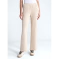 thumbnail image 1 of Free Assembly Women's and Women's Plus Cozy Yarn Cable Knit Sweatpants, 28.5" Inseam, Sizes XS-4X, 1 of 5