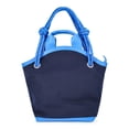 thumbnail image 1 of Free Assembly Women's Canvas Tote Bag, Navy/Blue, 1 of 6
