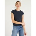 thumbnail image 1 of Free Assembly Women's Cap Sleeve Tee, Sizes XS-XXXL, 1 of 6