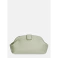 thumbnail image 1 of Free Assembly Women's Faux Leather Clutch Handbag, Sage Green, 1 of 7