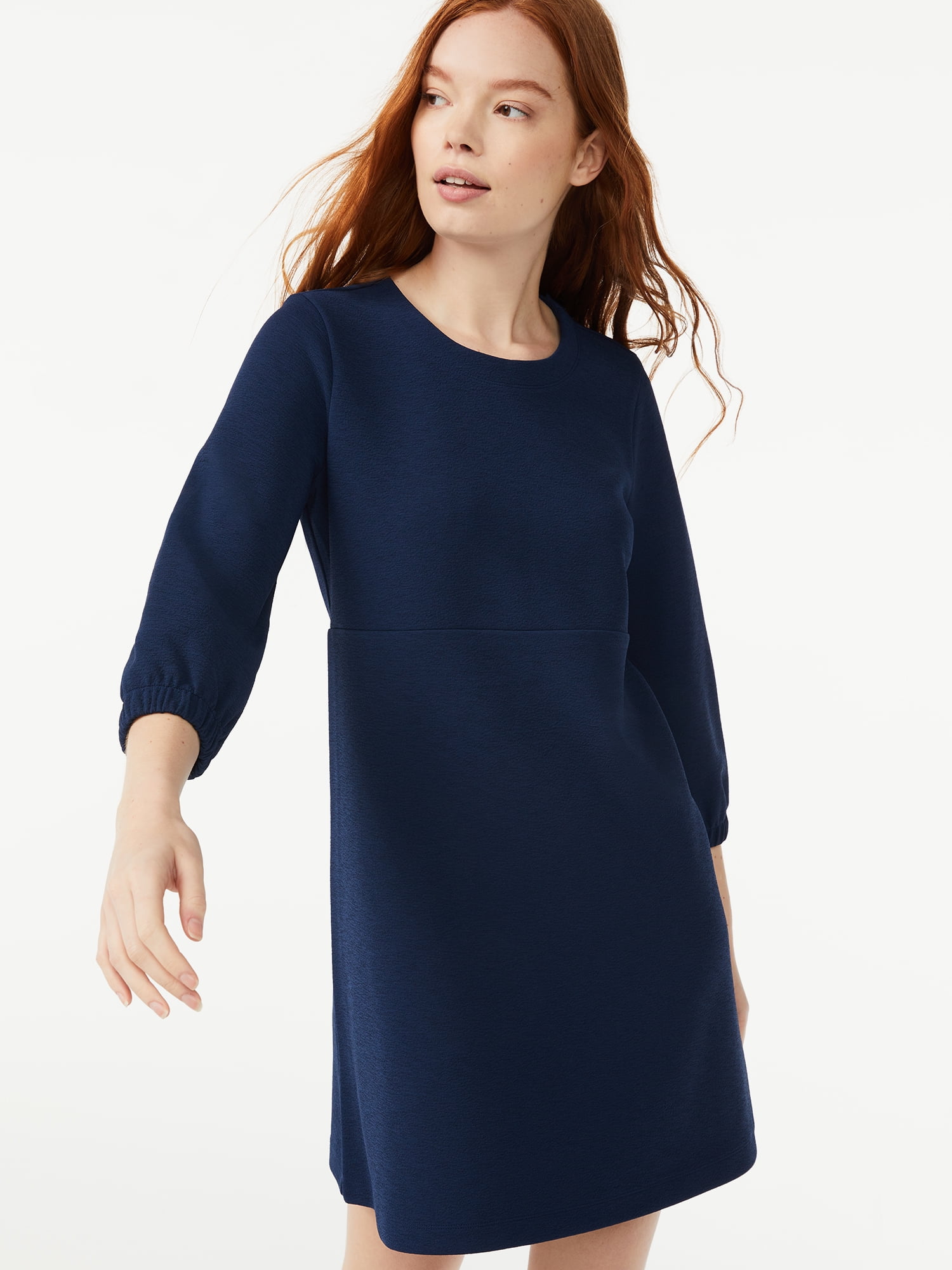 Free Assembly Women's Crewneck Swing Dress