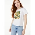 thumbnail image 1 of Free Assembly Women's Crop Box Tee with Short Sleeves, Sizes XS-XXXL, 1 of 7