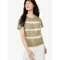 thumbnail image 1 of Free Assembly Women's Crop Box Tee with Short Sleeves, Sizes XS-XXXL, 1 of 7