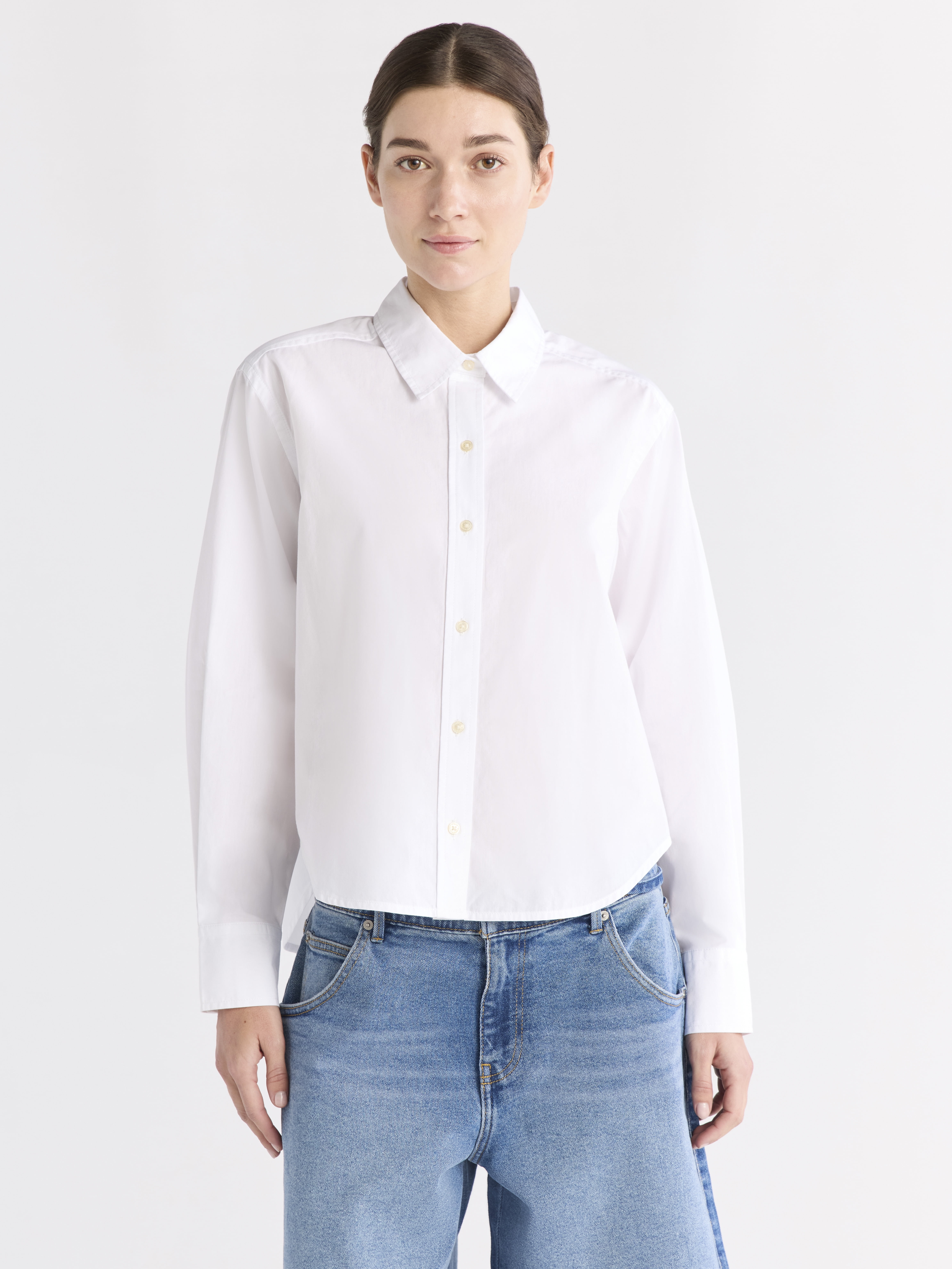 Printed Button-Front Cotton Shirt main image 0