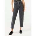thumbnail image 1 of Free Assembly Women's Cropped Wide High Rise Straight Jeans, 1 of 6