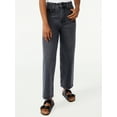 thumbnail image 1 of Free Assembly Women's Cropped Wide High Rise Straight Jeans, 1 of 5