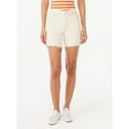thumbnail image 1 of Free Assembly Women's Cut Off Denim Shorts, 5.5” Inseam, 1 of 7