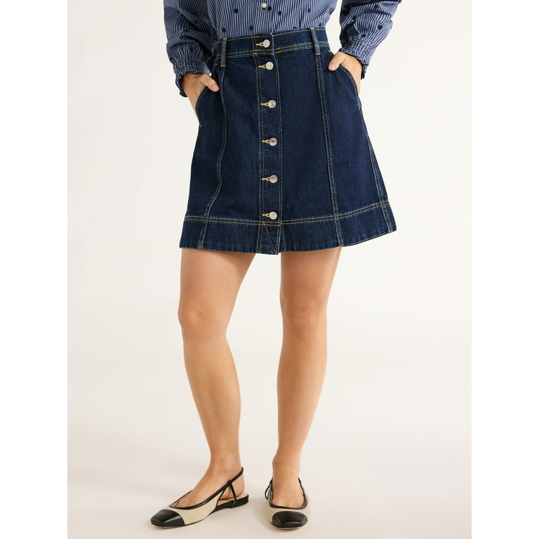 Assembly fashion label denim skirt