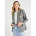 thumbnail image 1 of Free Assembly Women’s Double Breasted Blazer, Sizes XS-XXXL, 1 of 7