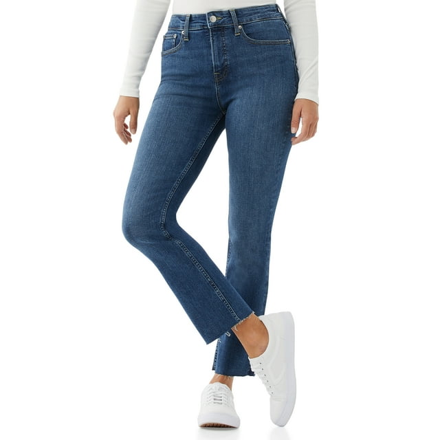 Free Assembly Women's Essential Cropped Bootcut Jeans - Walmart.com