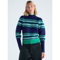 thumbnail image 1 of Free Assembly Women's Fair Isle Sweater with Puff Sleeves, Midweight, Sizes XS-XXL, 1 of 5