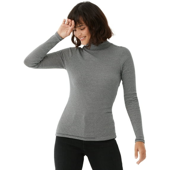 Free Assembly Women's Fine Ribbed Turtleneck with Long Sleeves, Lightweight, Sizes XS-XXXL