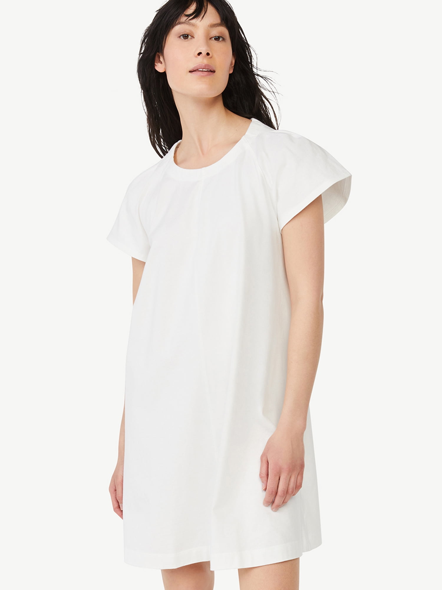 Flutter sleeve t shirt dress new arrivals