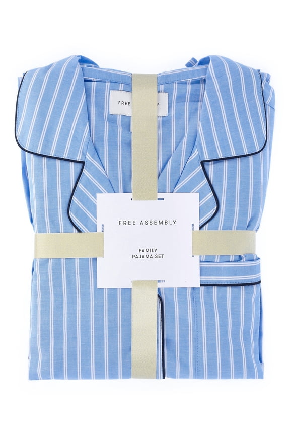 Matching Family Pajamas Women's Cotton Notch Collar Top and Pants Gift Set, 2-Piece, Sizes XS-3X