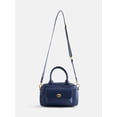 thumbnail image 1 of Free Assembly Women's Faux Leather Satchel Handbag, Navy, 1 of 5