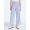 thumbnail image 1 of Free Assembly Women's High Rise Cropped Patch Pocket Seersucker Pants, 26" Inseam, Sizes XS-XXL, 1 of 5