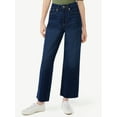 thumbnail image 1 of Free Assembly Women's High Rise Cropped Straight Jeans, 1 of 6