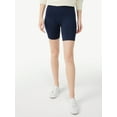 thumbnail image 1 of Free Assembly Women's High Waisted Bike Shorts, 1 of 6