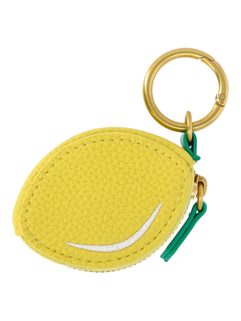 Free Assembly Women's Lemon Coin Pouch Handbag Charm with Gold O