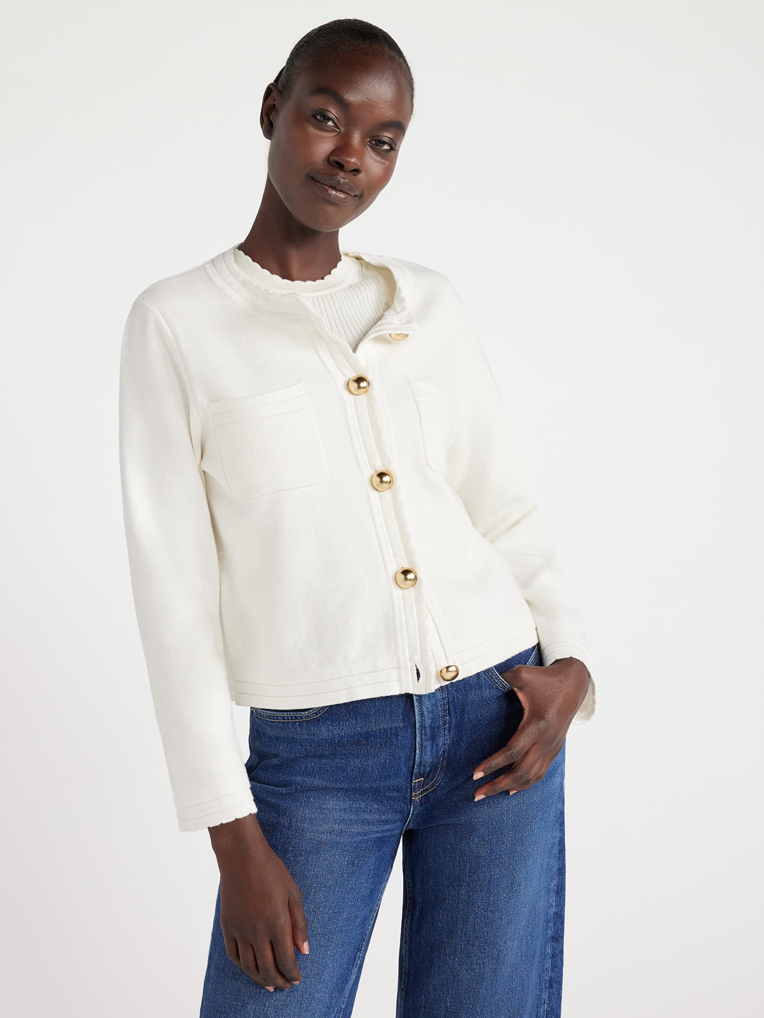Long Sweater Cardigan with Pockets main image 1