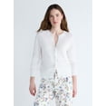 thumbnail image 1 of Free Assembly Women's Classic Cardigan Sweater with Long Sleeves, Lightweight, Sizes XS-4X, 1 of 5