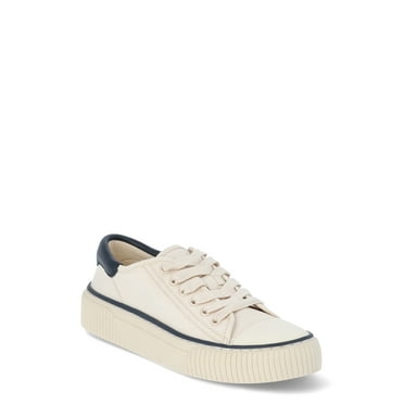 Free Assembly Women's Low Top Canvas Sneakers, Sizes 6-11
