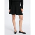 thumbnail image 1 of Free Assembly Women's and Women’s Plus Ribbed Mini Sweater Skirt, Sizes XS-4X, 1 of 5
