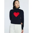 thumbnail image 1 of Free Assembly Women's Mock Neck Button Sweater with Long Sleeves, Midweight, Sizes XS-XXL, 1 of 6
