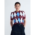 thumbnail image 1 of Free Assembly Women's and Women's Plus Crewneck Sweater with Short Puff Sleeves, Sizes XS-4X, 1 of 5