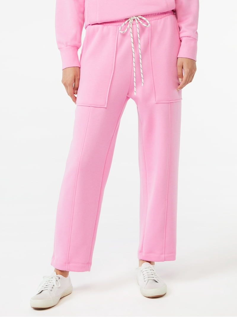 Free Assembly Women's Patch Pocket Sweatpants, 25” Inseam, Sizes