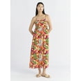 thumbnail image 1 of Free Assembly Women's Pleated Linen Blend Maxi Dress, Sizes XS-XXXL, 1 of 4