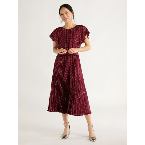 midi dress tie straps Sabine Tie Strap Midi Dress