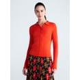 thumbnail image 1 of Free Assembly Women's and Women's Plus Pointelle Trim Cardigan Sweater, Lightweight, Sizes XS-4X, 1 of 5