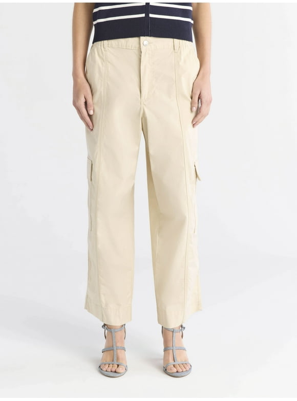 Women's Relaxed Cargo Pants, 27" Inseam, Sizes XS-4X