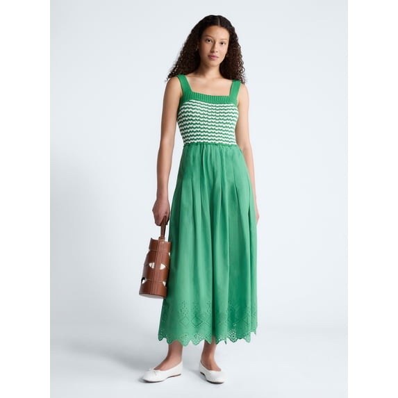 Free Assembly Women's and Women's Plus Sleeveless Textured Mixy Dress, Sizes, XS-4X