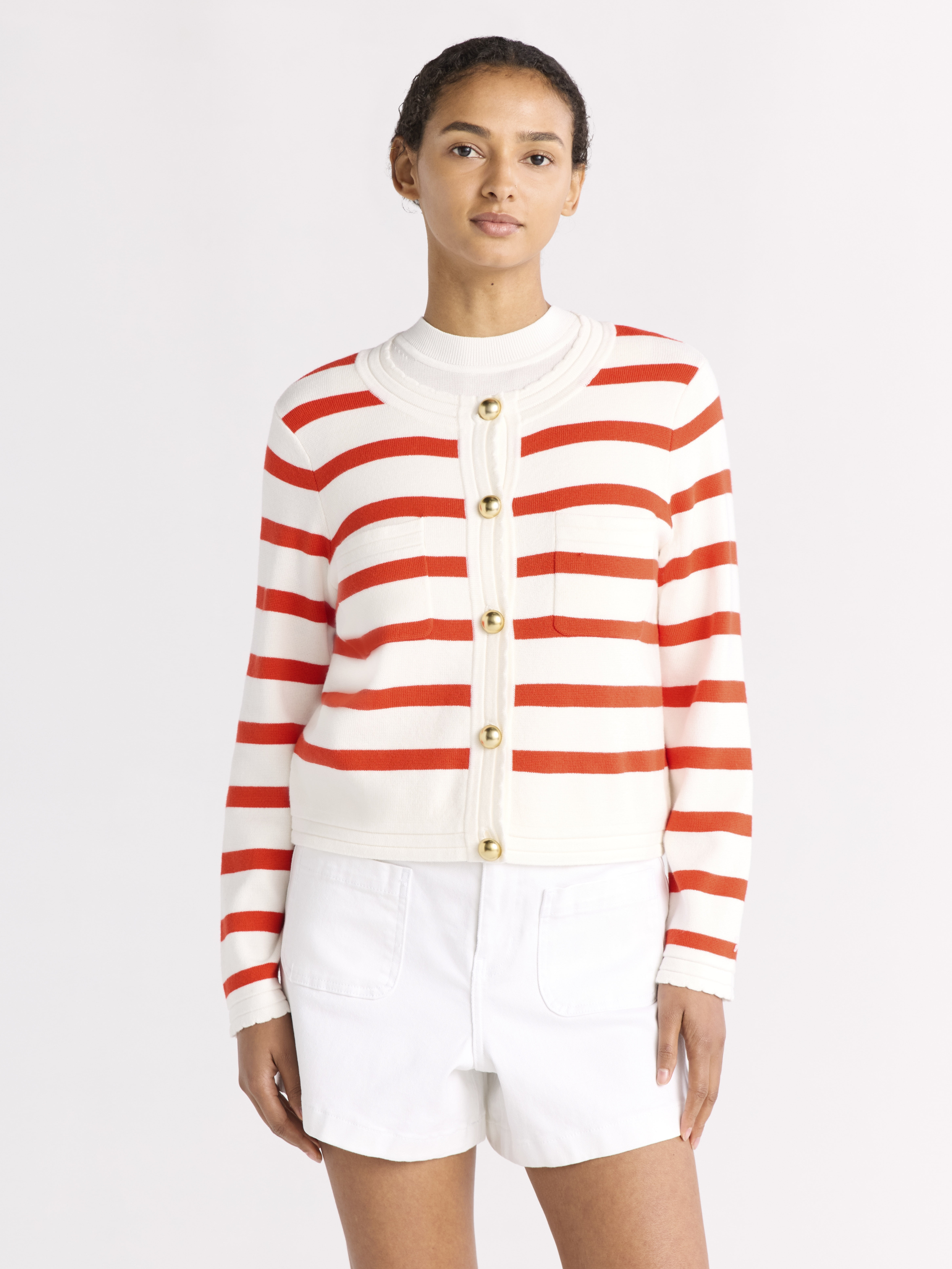 Free Assembly Women's Pocket Cardigan Sweater with Long Sleeves, Sizes XS-XXL