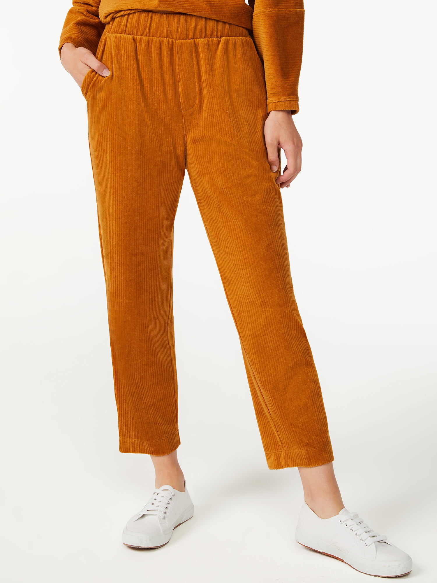Free Assembly Women's PullOn Corduroy Pants