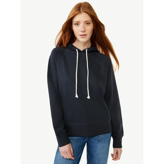 Free Assembly Women's Pullover Raglan Hoodie