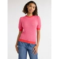 thumbnail image 1 of Free Assembly Women’s Pullover Sweater with Puff Sleeves, Lightweight, Sizes XS-XXL, 1 of 5
