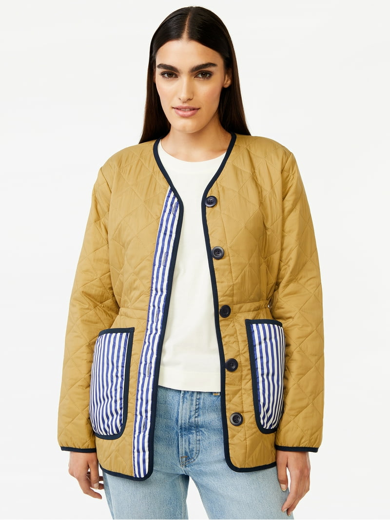 ジャケット・アウター everyone quilting jacket L Men's Quilt Coat Jacket Made With Vintage Handmade Quilt