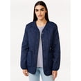 thumbnail image 1 of Free Assembly Women's Quilted Cinched Waist Liner Jacket, 1 of 6