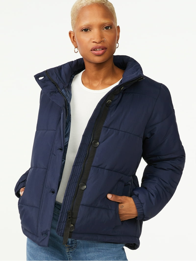 Free Assembly Women's Quilted Puffer Jacket - Walmart.com Free Assembly Women's Quilted Puffer Jacket - Walmart.com