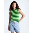 thumbnail image 1 of Free Assembly Women's Crochet Cotton Racerback Tank Top, Lightweight, Sizes XS-XXL, 1 of 6