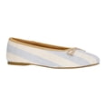 thumbnail image 1 of Free Assembly Women's Raffia Striped Ballet Flats with Bow, 1 of 8
